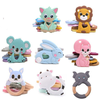 Premium Silicone Baby Teether Toy - Owl Design