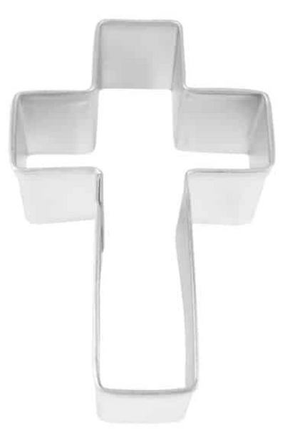 Premium Tin Cookie Cutter - Cross Shape, 2.75"