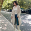 Manteau en Cachemire et Laine Double-Face pour Femmes
