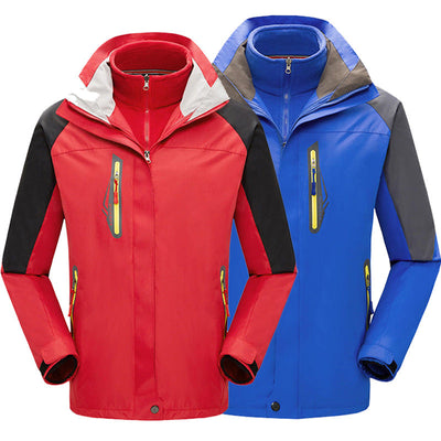 Three-in-One Winter Shell Jacket - Windproof & Waterproof