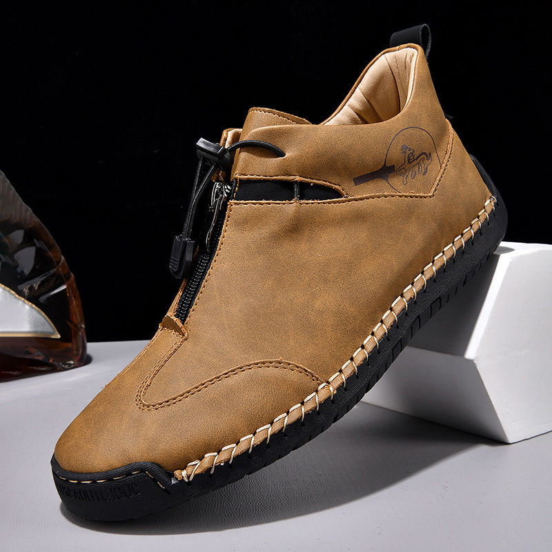 Premium Casual Men's Leather Shoes for Travel