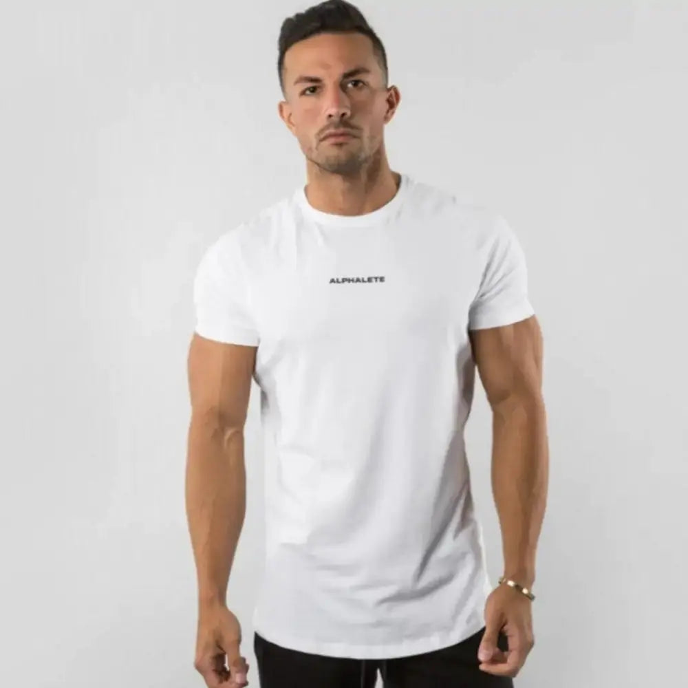 T-shirt de gym ajusté pour hommes premium