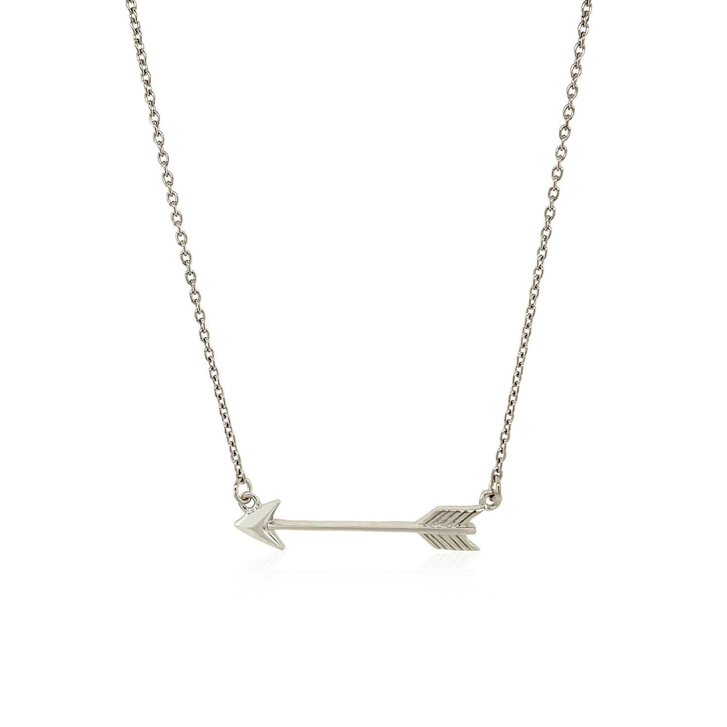 Sterling Silver Arrow Necklace