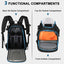 Mochila Premium de Gran Capacidad para Esquí y Deportes al Aire Libre