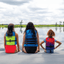 WOW Watersports Vis-Wave Adult Life Vest - Blue