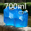 Sacs d'eau portables pliables pour aventures en plein air