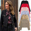Veste Croppée Chic Décorée de Poches