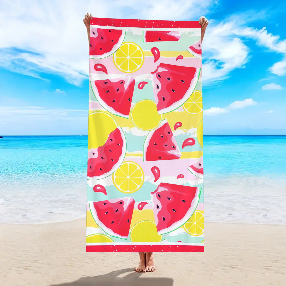 Quick-Drying Double-Sided Microfiber Beach Towel