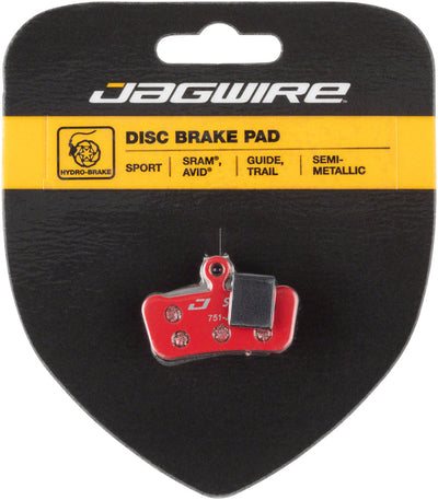 Plaquettes de frein à disque semi-métalliques Jagwire Mountain Sport pour SRAM et Avid
