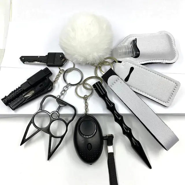 Compact Survival Self Defense Keychain