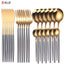 24 Pieces Luxury Cutlery Set for Elegant Dining