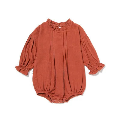 Bodysuits Acogedores de Primavera y Otoño para Recién Nacidos
