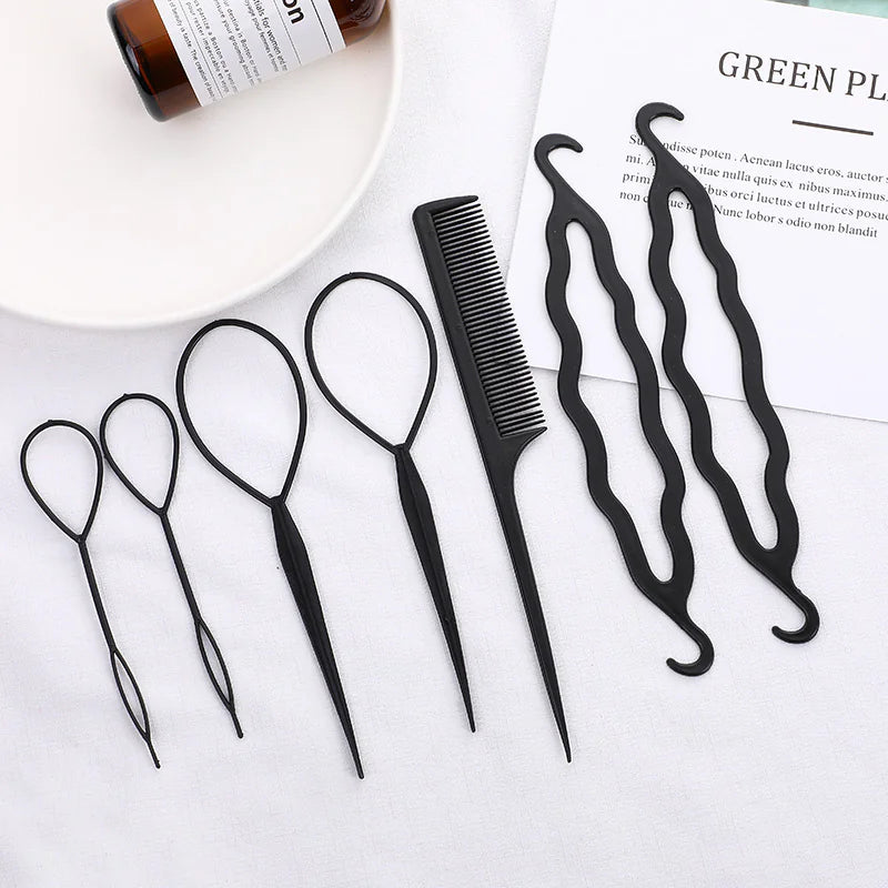 Conjunto de Viaje para Cabello Trenzado con Herramientas Esenciales de Estilo