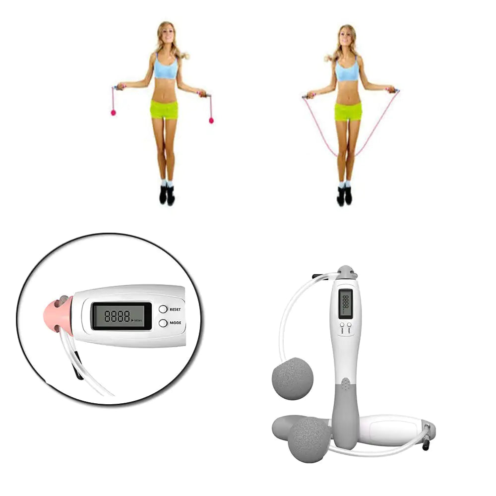 Premium Electronic Cordless Jump Rope for Home Fitness