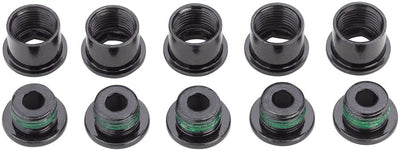 Kit de boulons de chaîne de plateau SRAM - Acier noir à 5 bras
