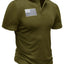 Men's American Flag Short Sleeve Henley Top