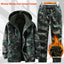 Fleece-Lined Waterproof Jacket Suit for Autumn & Winter