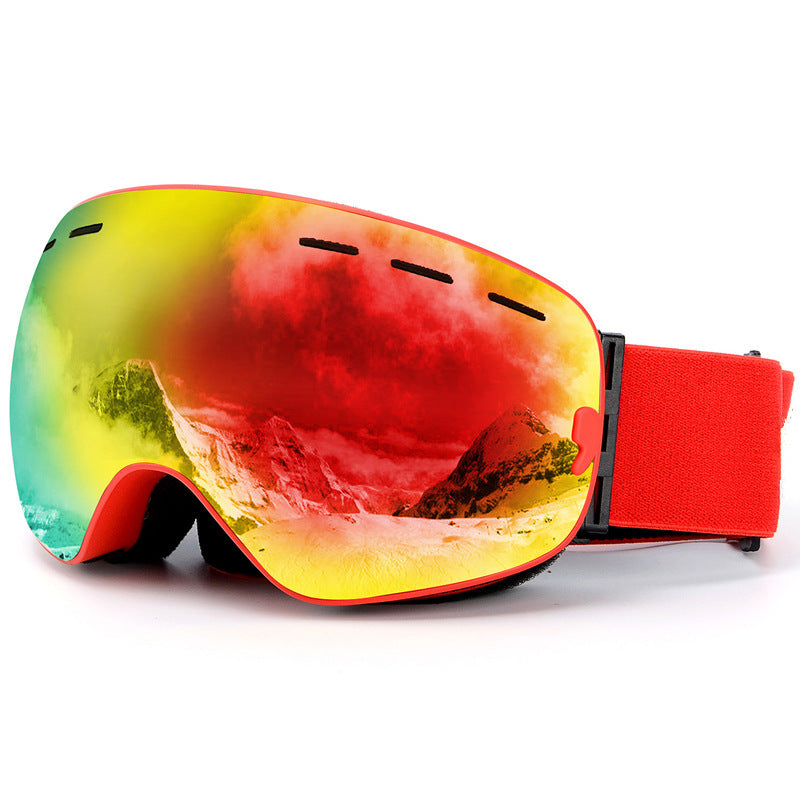 Premium Windproof Ski Goggles with Spherical Mirror