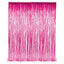 Rideau en Franges en Tinsel Rose - Décoration de Fête 3' x 8'