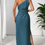 Robe Maxi Sans Manches à Épaule Unique - Vêtements de Soirée Élégants