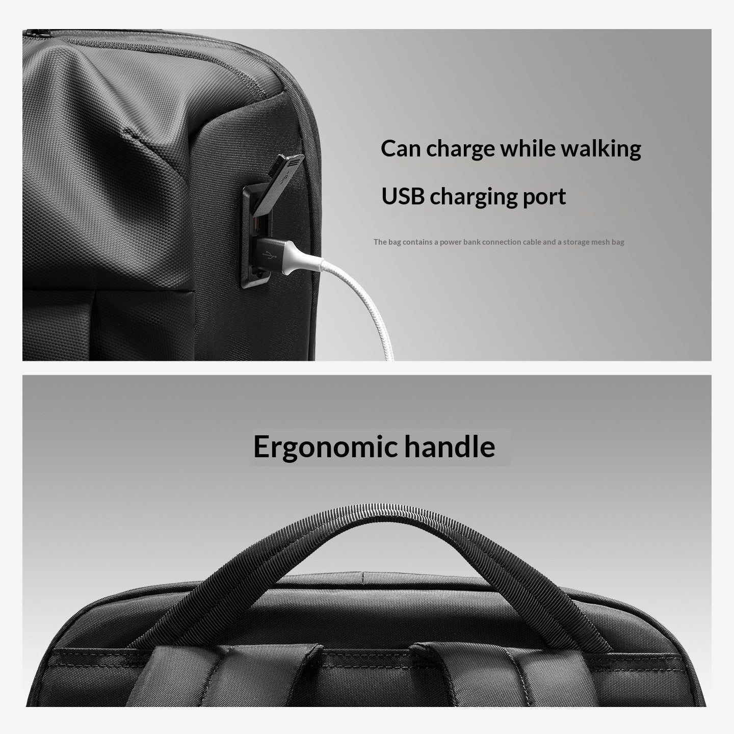Mochila de Negocios de Gran Capacidad para Hombres