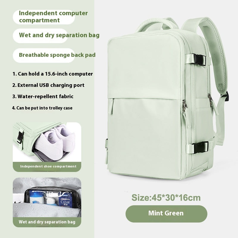 Mochila Expandible Premium para Viajes y Negocios