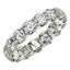 Round Cut Lab Grown Diamond Eternity Ring in 14k White Gold