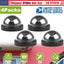 Paquete de 4 cámaras de seguridad simuladas realistas con luces LED