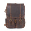 Vintage Large Capacity Crazy Horse Leather Backpack