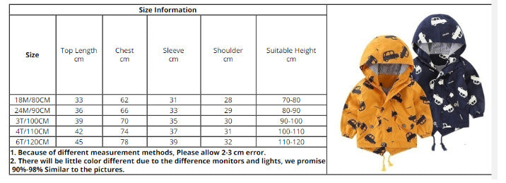 Korean-Style Cartoon Puffer Jacket for Kids