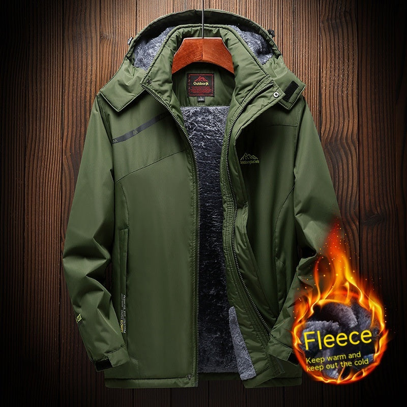Waterproof Fleece Lined Sport Jacket for Autumn & Winter