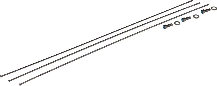 Kit de radios SRAM CX-Ray Straight-Pull de 298 mm - Paquete de 3
