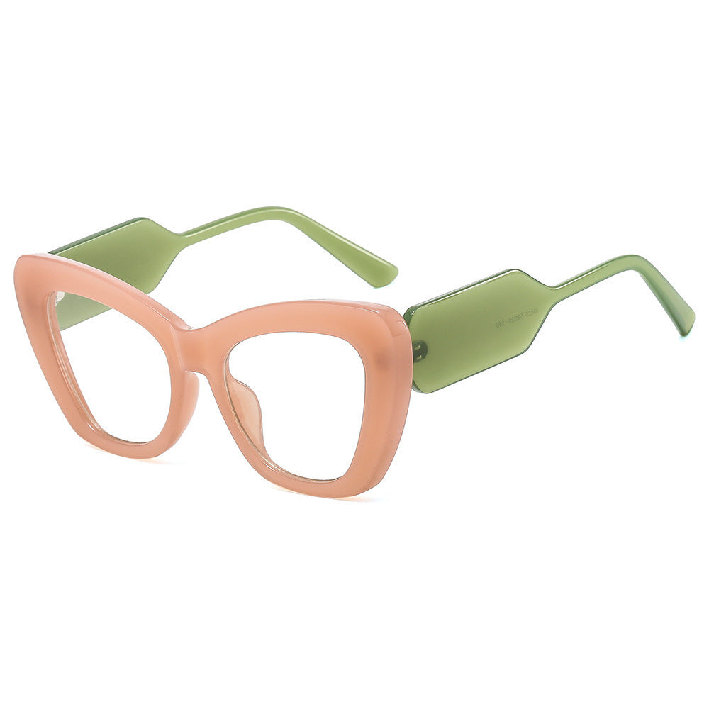 Lunettes de soleil élégantes à couleurs contrastées pour toutes les occasions
