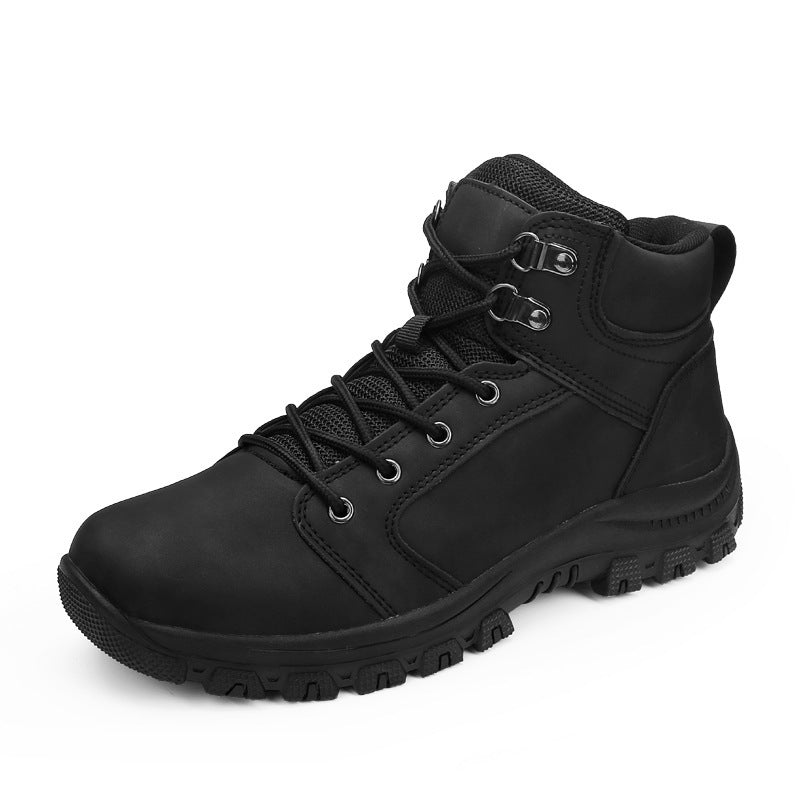 Botas de exterior de hombre de caña alta, absorbentes de impactos y antideslizantes