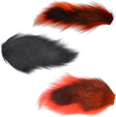 Pro Grade Bucktail Master Set - 3 Vibrant Colors for Fly Tying - Korvel