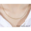 14k Yellow Gold Diamond Cut Cable Link Chain - 1.50 mm
