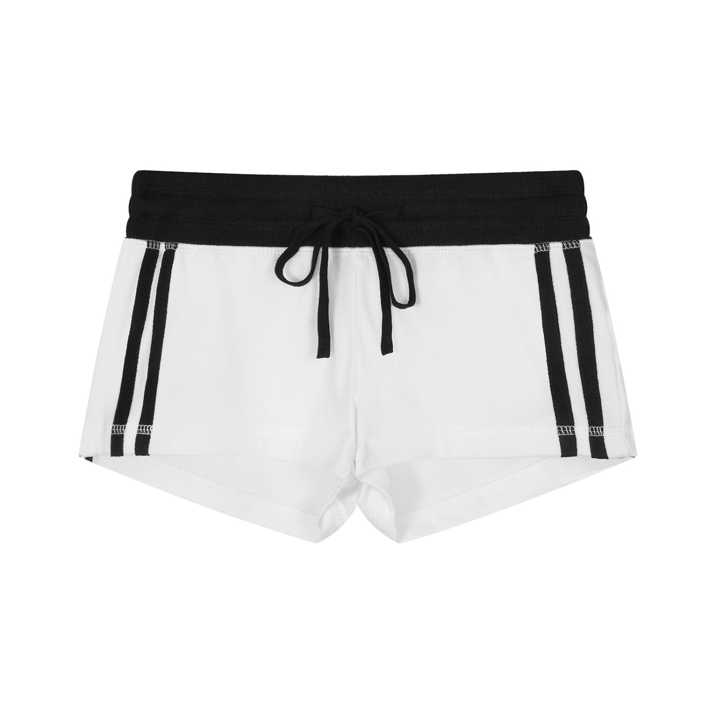 Pantalones Cortos de Entrenamiento con Rayas Contrastantes para Mujer Loki & Ivy
