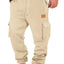 Pantalons de jogging cargo à cordon pour hommes grandes tailles