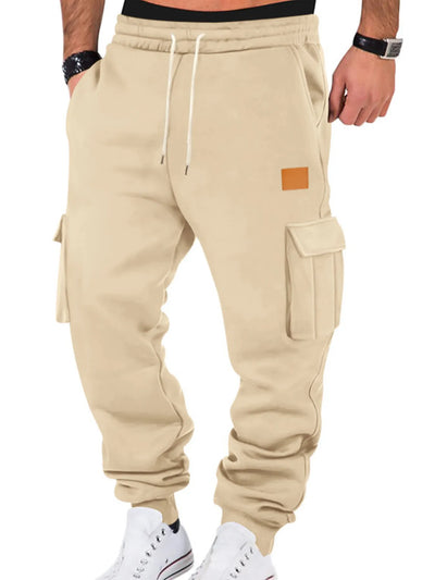 Men's Plus Size Drawstring Cargo Jogger Pants
