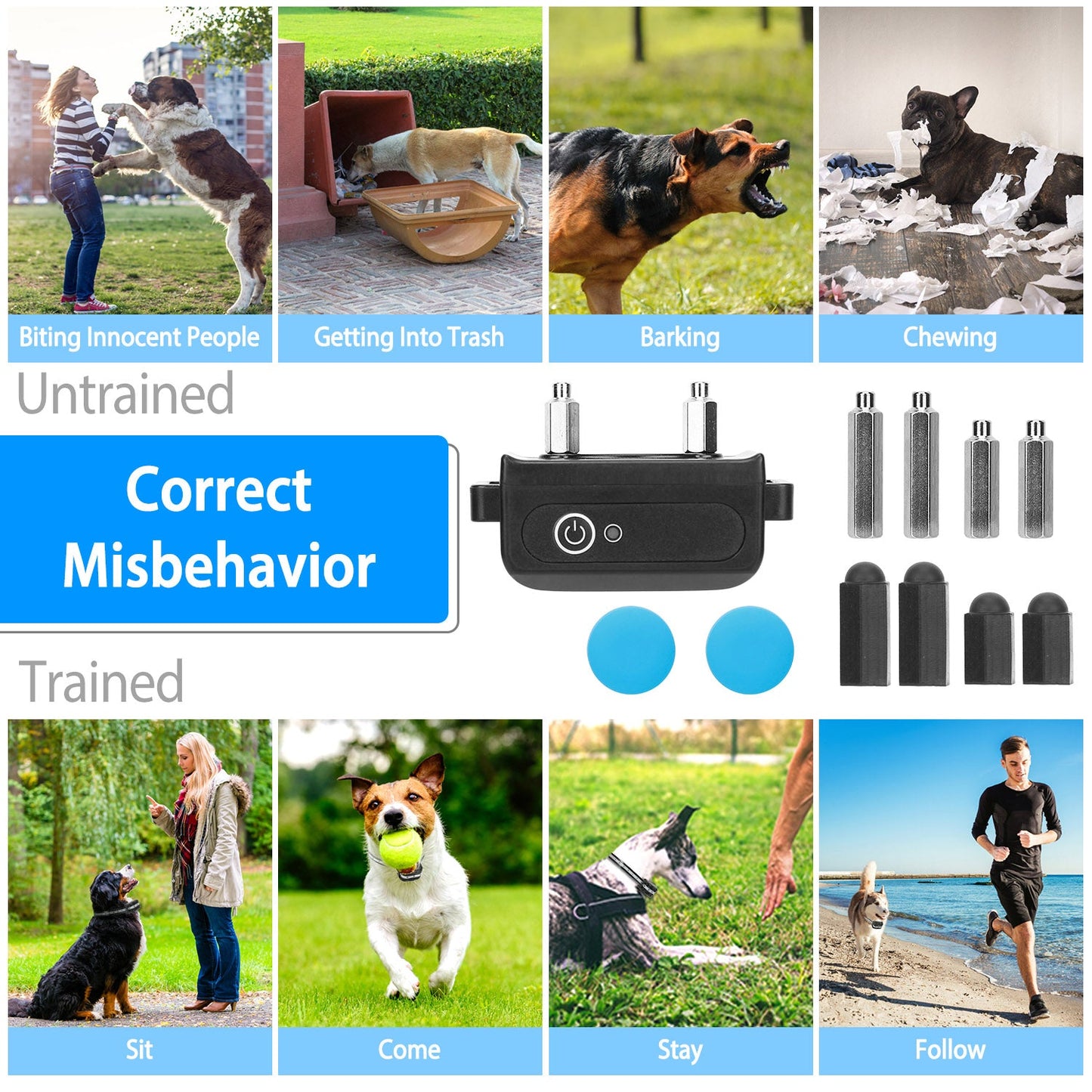 Gbruno Waterproof Dog Training Collar with Remote Control