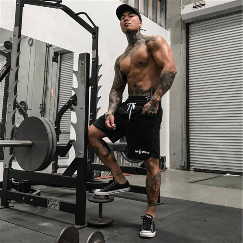 Shorts de fitness en maille à séchage rapide pour hommes
