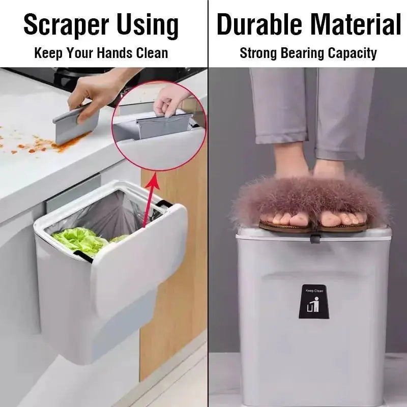 Poubelle Murale Compacte pour l'Organisation de la Cuisine