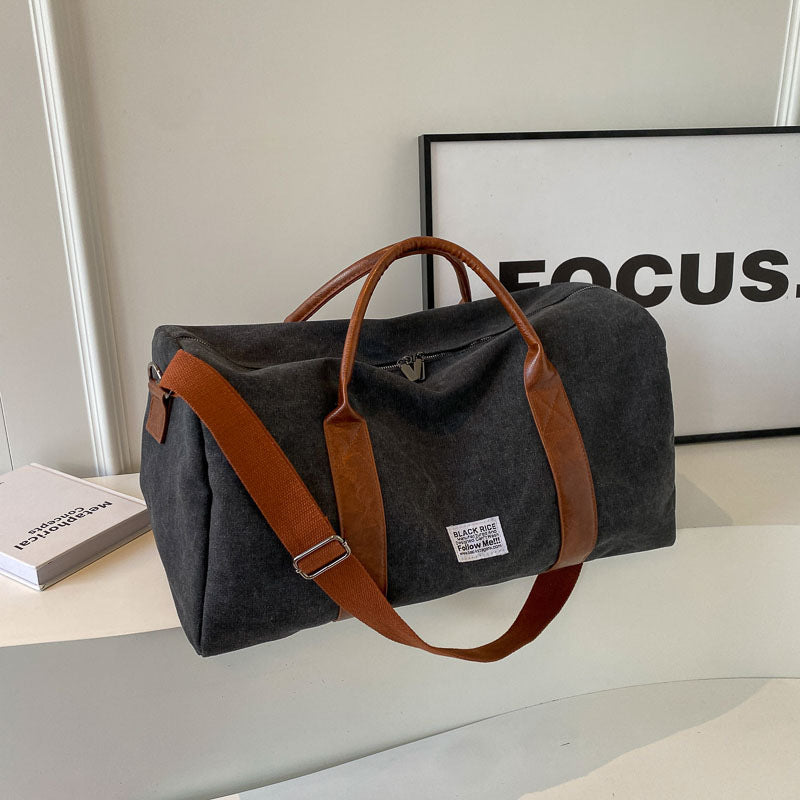 Portable Canvas Crossbody Bag for Travel