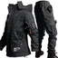 Men's Waterproof Cold-Resistant Shell Jacket and Trousers Suit