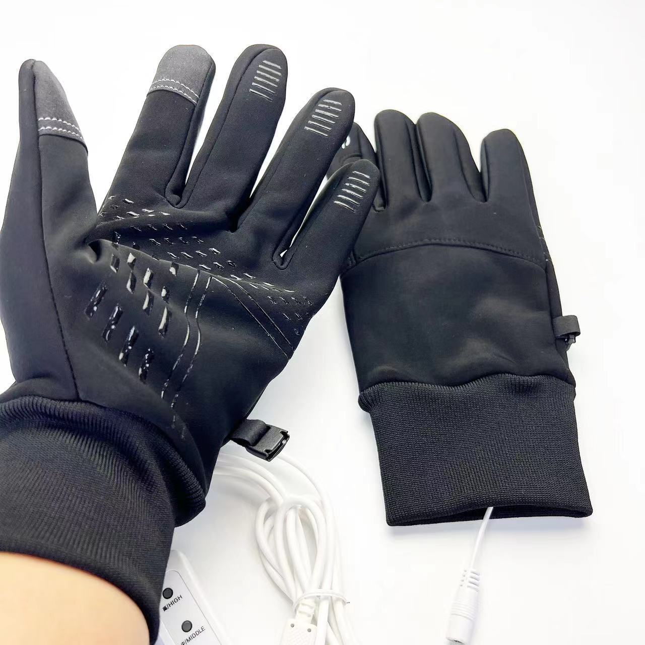 USB Electric Heating Gloves for Cycling and Outdoor Activities