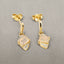 Boucles d'oreilles en opale éthiopienne et diamants blancs de 0,57 carat