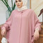 Vestido Abaya Elegante de Manga Larga para Mujeres