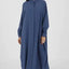 Vestido Abaya Elegante de Manga Larga para Mujeres