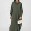Vestido Abaya Elegante de Manga Larga para Mujeres