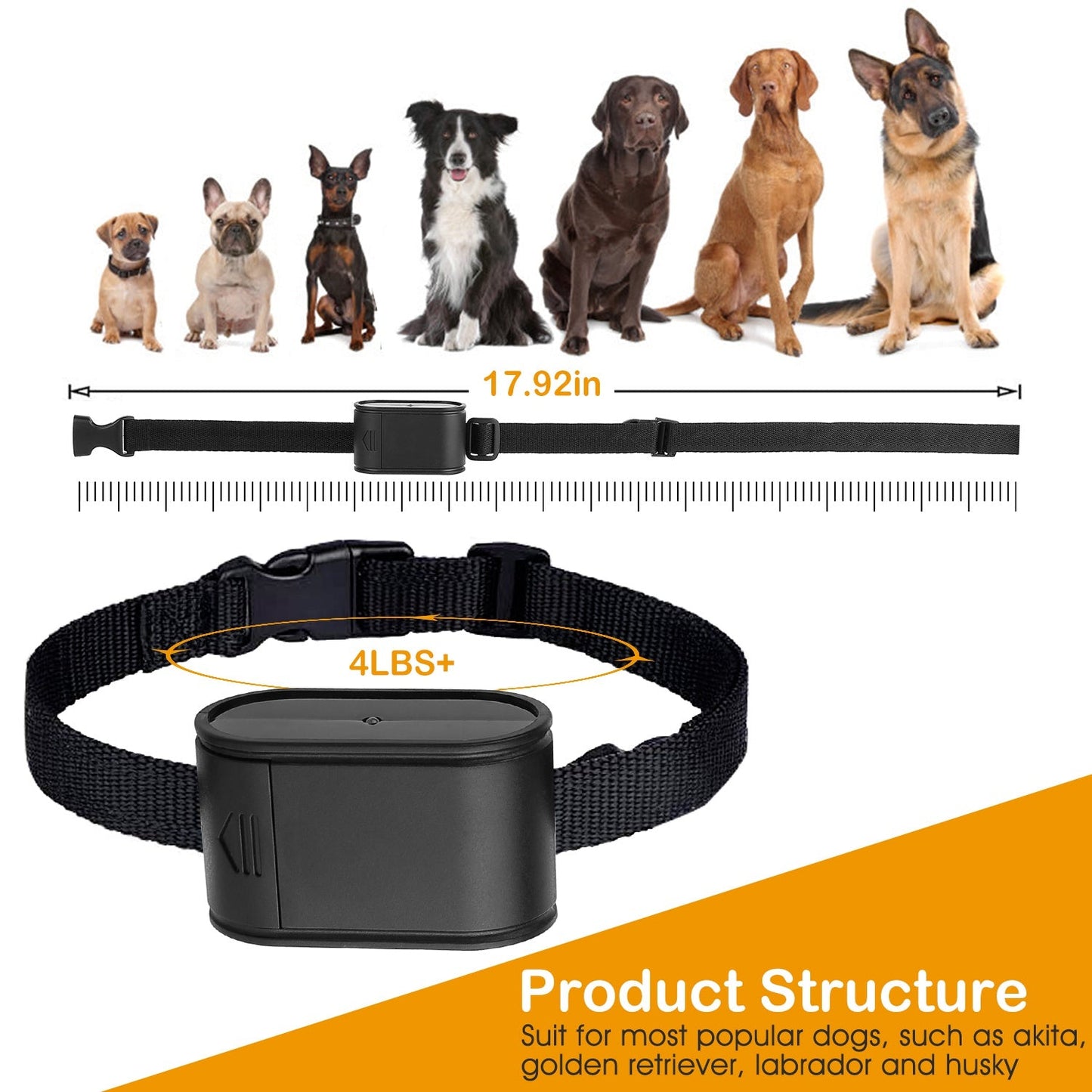 Récepteur de collier électrique GBruno pour chien pour l'entraînement
